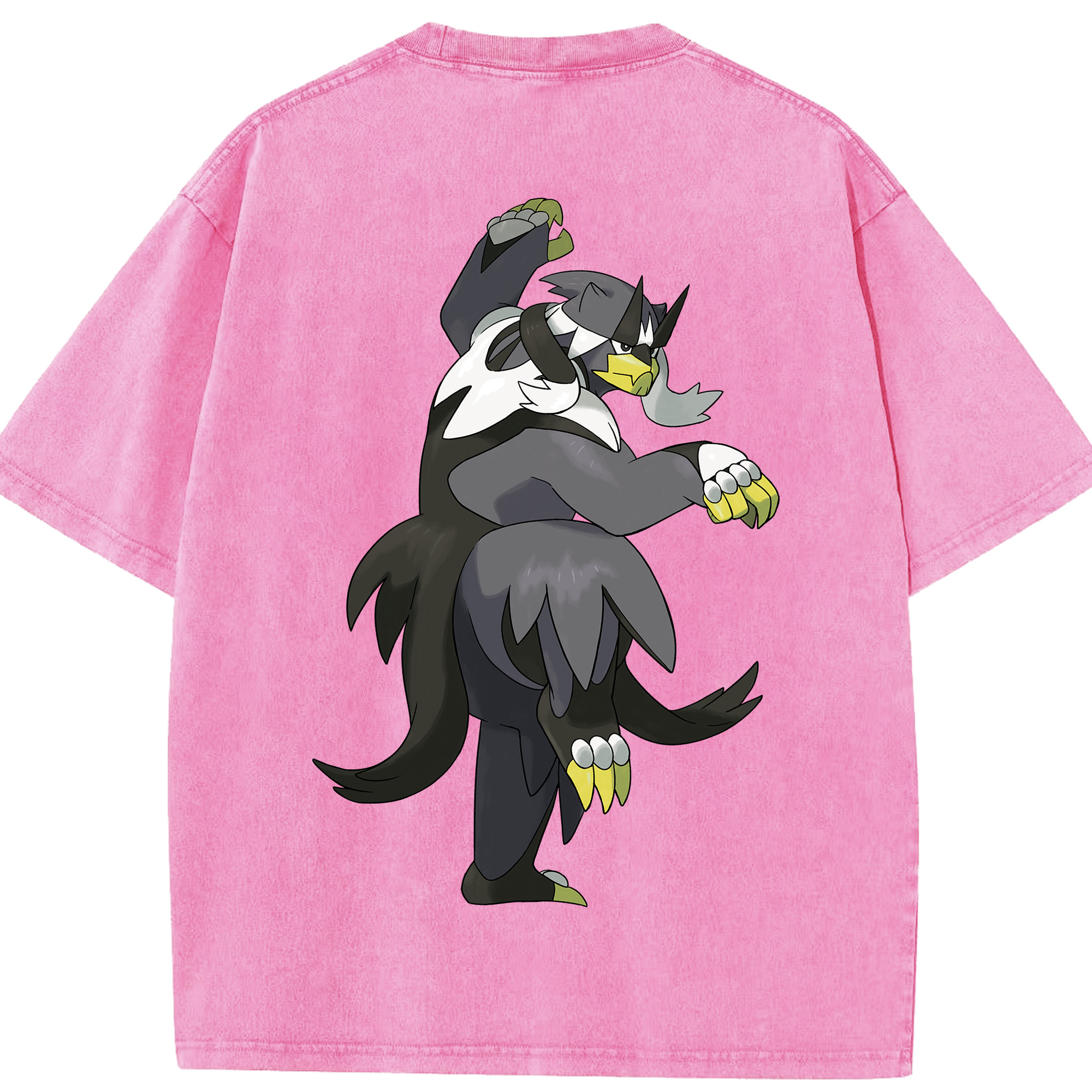 （画像用） ポケットモンスター Pokémon 綿100% ヴィンテージ風 半袖Tシャツ（背面プリント）